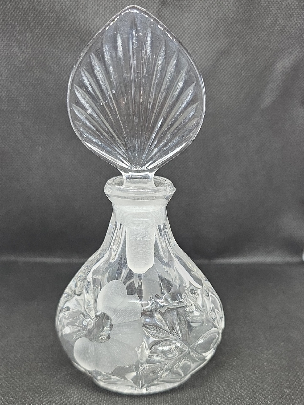 Vintage Princess House Heritage Collection Leaded Glass Perfume Bottle